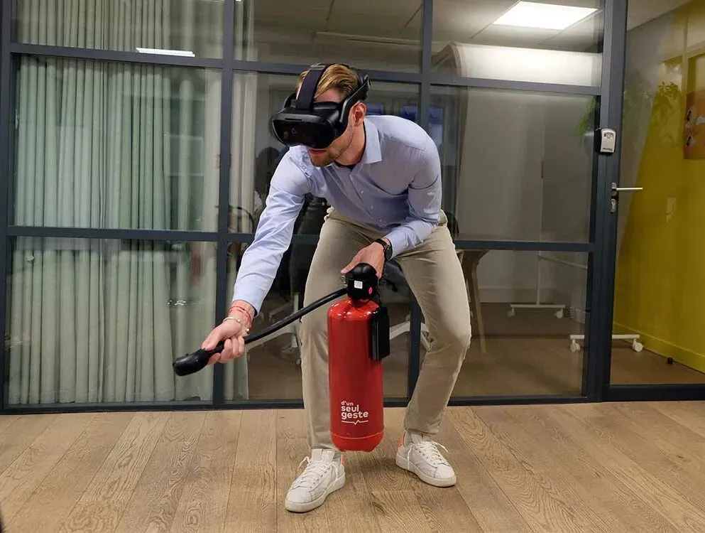 Former au risque incendie avec la réalité virtuelle (VR)